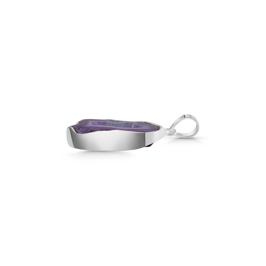 Purple Agate Pendant-(APU-P-36.)